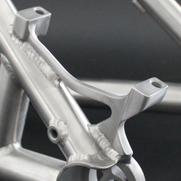 Titanium Post Mount Disc Brake Mount – Precision Disc Brake Tab for Custom Frames