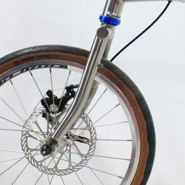 16inch full titanium brompton C line flat disc edition  hub 100/135mm