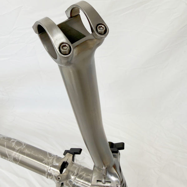 HEXATI T18 Full Titanium Frame Set – Pre‑Assembled DIY Kit | Brompton T Line compatible | Includes Headset, Suspension, Seatpost Clamp & E‑Hook