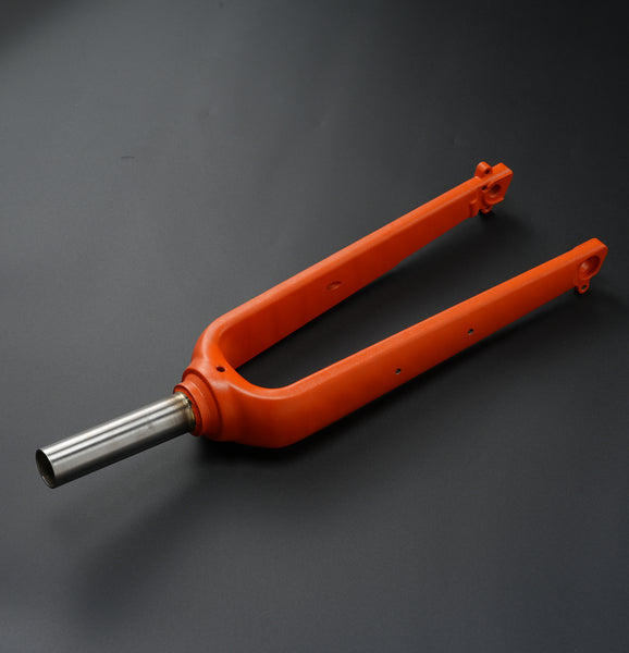 Ultra-Light 3D Printed Titanium Fork for Brompton G Line | 20" 406 | Thru-Axle | 439g