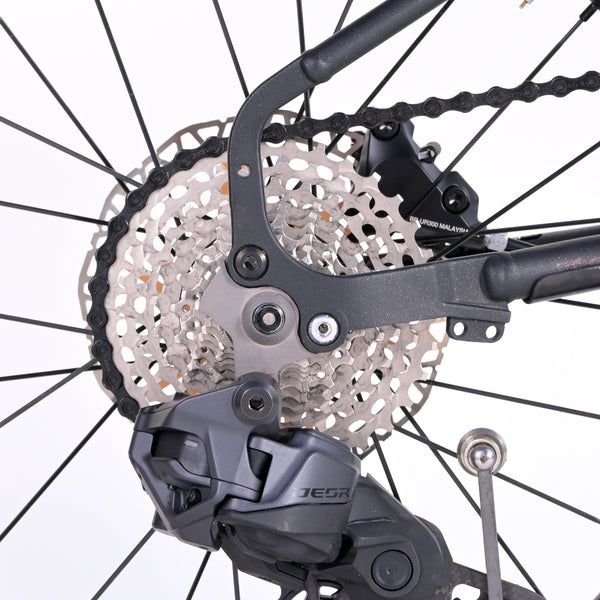 HEXATI 45g Titanium 3D Printed Rear Derailleur Hanger Conversion Kit | 142x12mm Thru Axle for G Line with 4 Ti Bolts