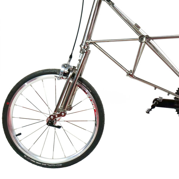 Full aero titanium alex moulton AM GT (Mk III) bike--stem type