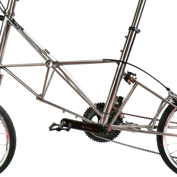 Full aero titanium alex moulton AM GT (Mk III) bike--stem type