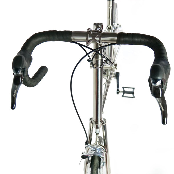 Full aero titanium alex moulton AM GT (Mk III) bike--stem type