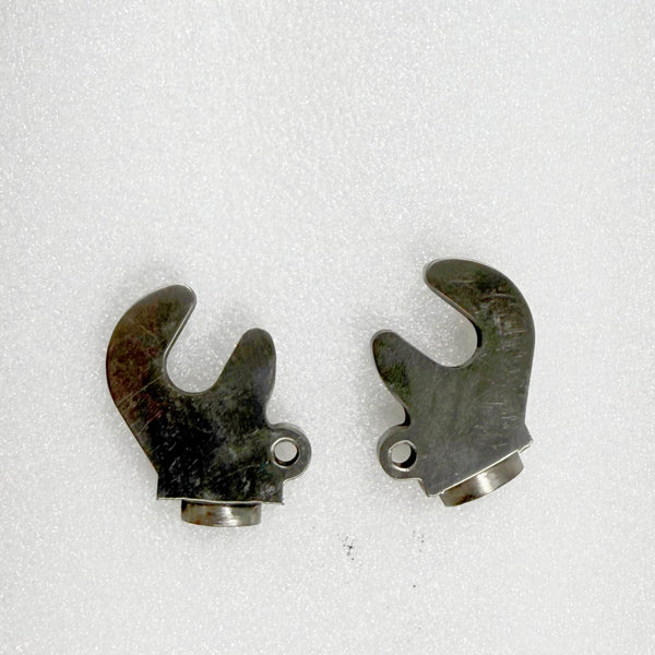 Titanium Front Dropouts – 10mm Quick Release, Single Eyelet, M5 x 0.8