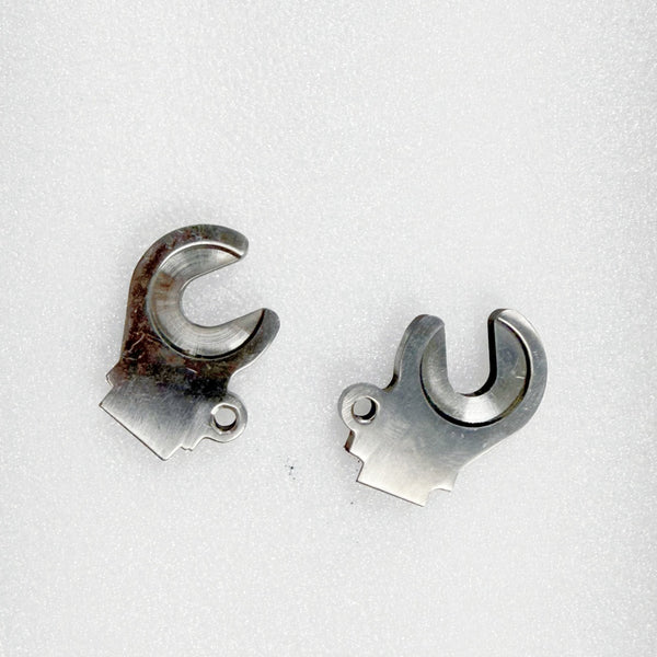 Titanium Front Dropouts – 10mm Quick Release, Single Eyelet, M5 x 0.8