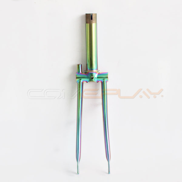Colorful Titanium Brompton front fork