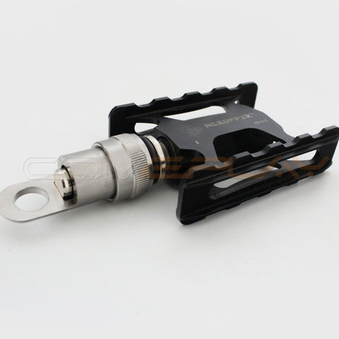 Titanium MKS  TPW QD Pedal Holder for Brompton Bicycle Ti Quick Release Pedals adapter of MKS EZY System