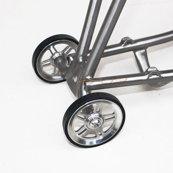 Titanium Eazy Wheels for Brompton Bicycle
