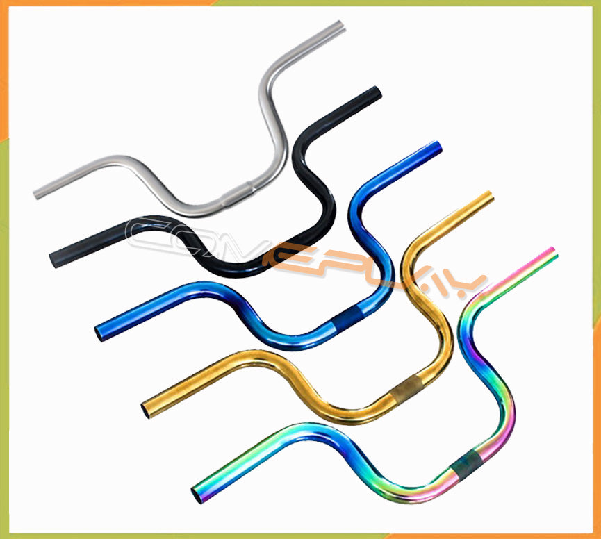 Colorful Titanium Brompton Mid/High Handlebar [2017 & newer