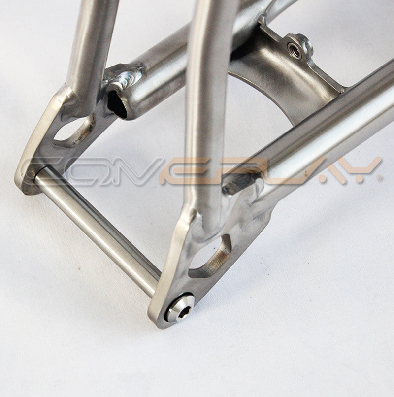 Triangle Arrière Titane Ultra-léger Pour Brompton – Compatible Norme 16 Pouces