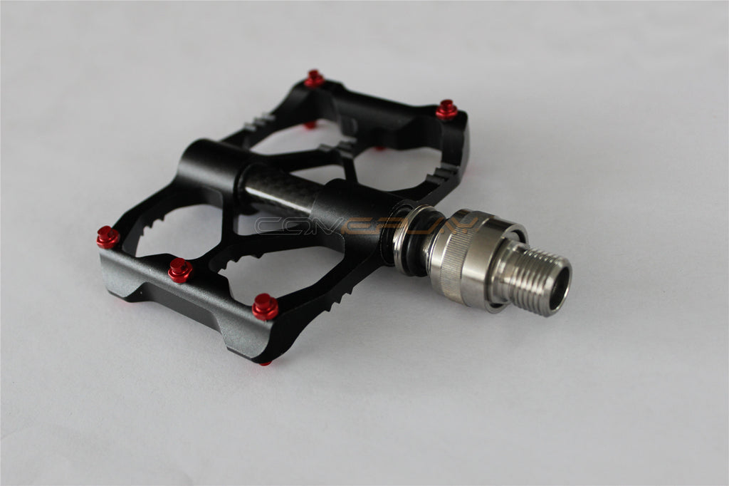 titanium bike pedals Titanium light weight quick release pedals (TITANIUM AXLE, Double QR) – TITANIUM BIKE